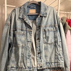 Free people opal denim jacket Light - Blue